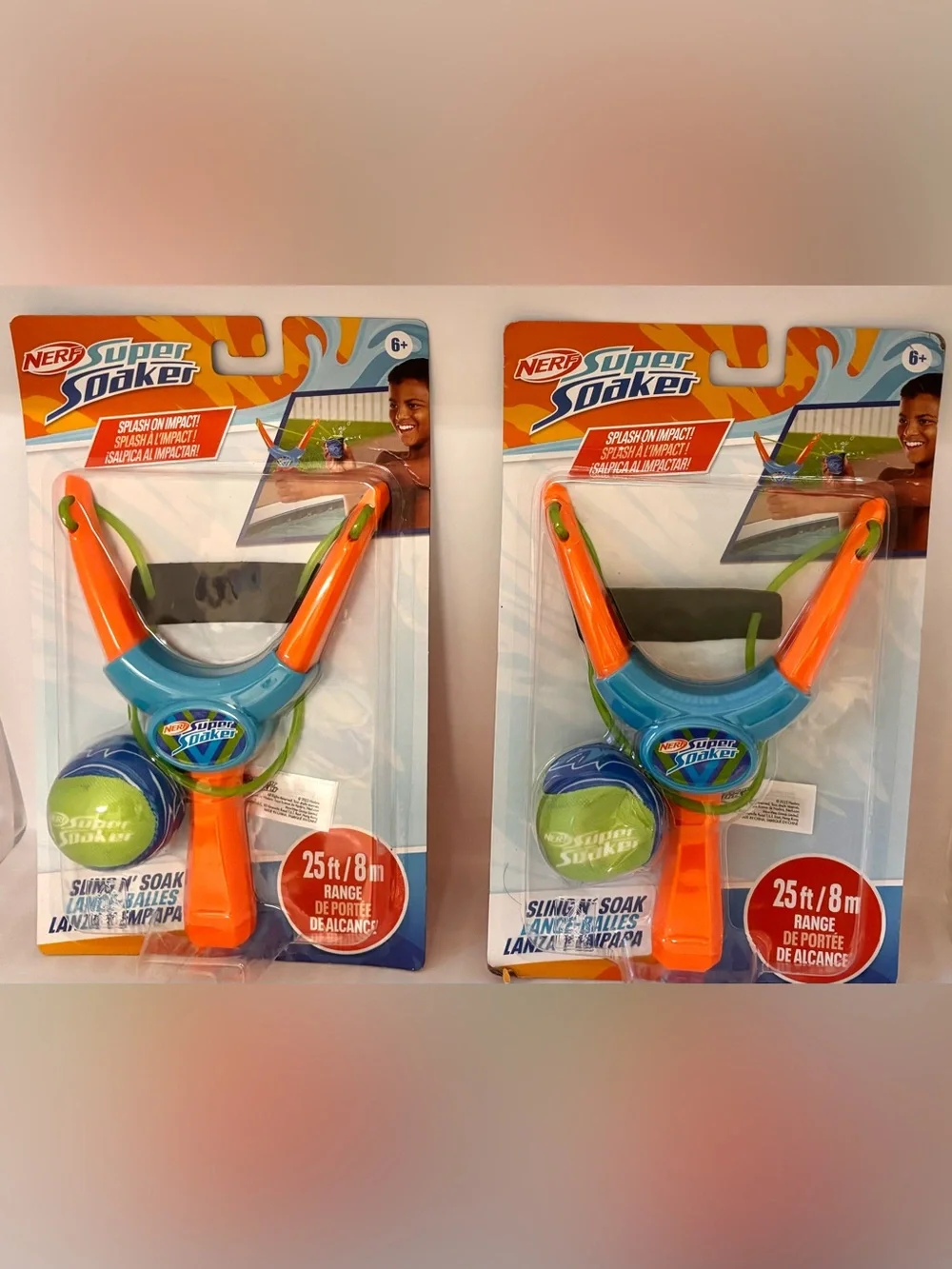 NERF Super Soaker 5 Water Toys Football Sling Soak Storm Ball Striker Arrow Ball